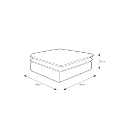 Moderne Polsterhocker Edance*Pharao24 Clearance