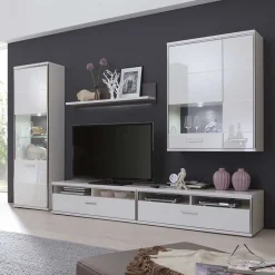 Clearance Moderne Wohnwand Lefaria Moderne Wohnwände|Wohnwand 300 Cm