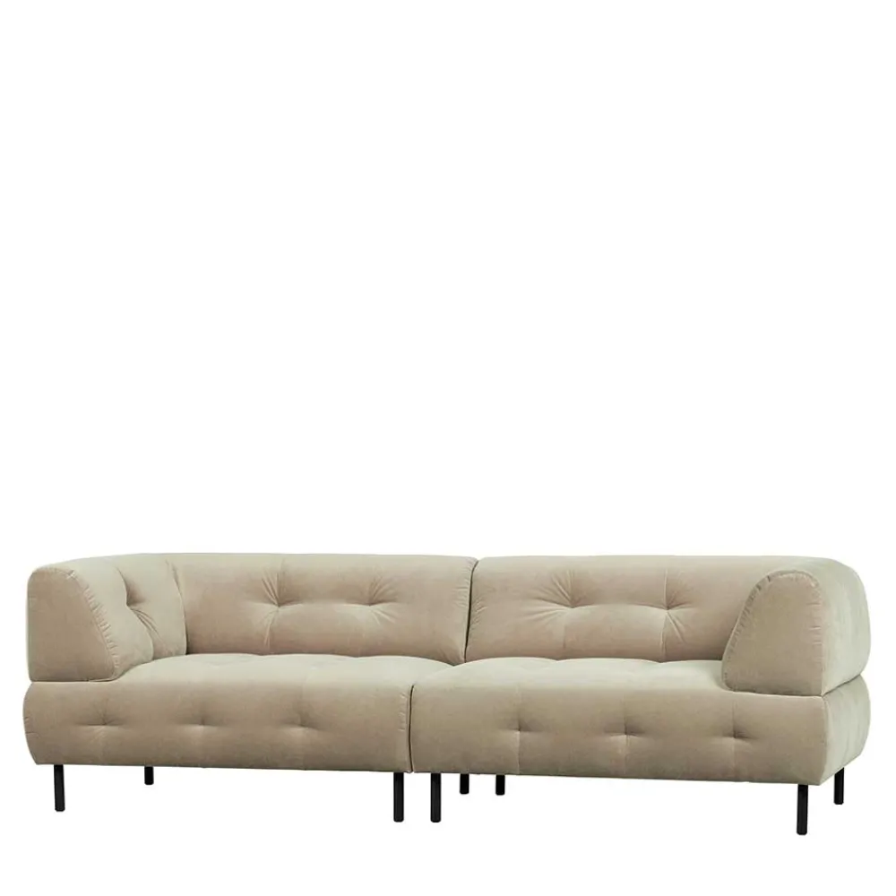 Outlet Moderne Wohnzimmercouch Kantasya 3 Sitzer Sofa