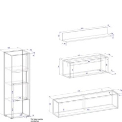 Online Moderne Wohnzimmermöbel Uzniana Moderne Wohnwände|Wohnwand 350 Cm