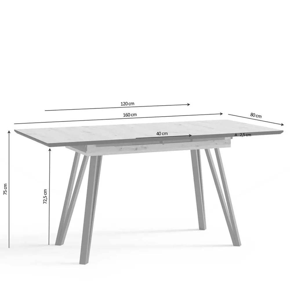 New Moderner Ausziehtisch Fieko Ausziehtische