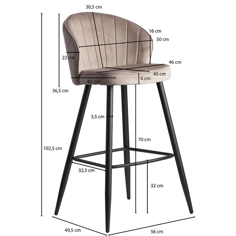 Online Moderner Barstuhl Kildare Barmöbel|Barhocker