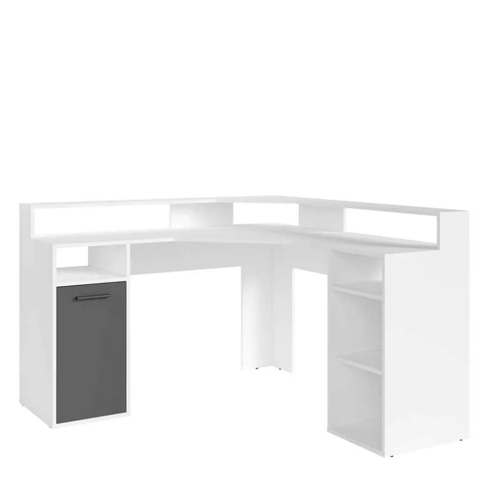 Discount Moderner Eckschreibtisch Delphima Schreibtische