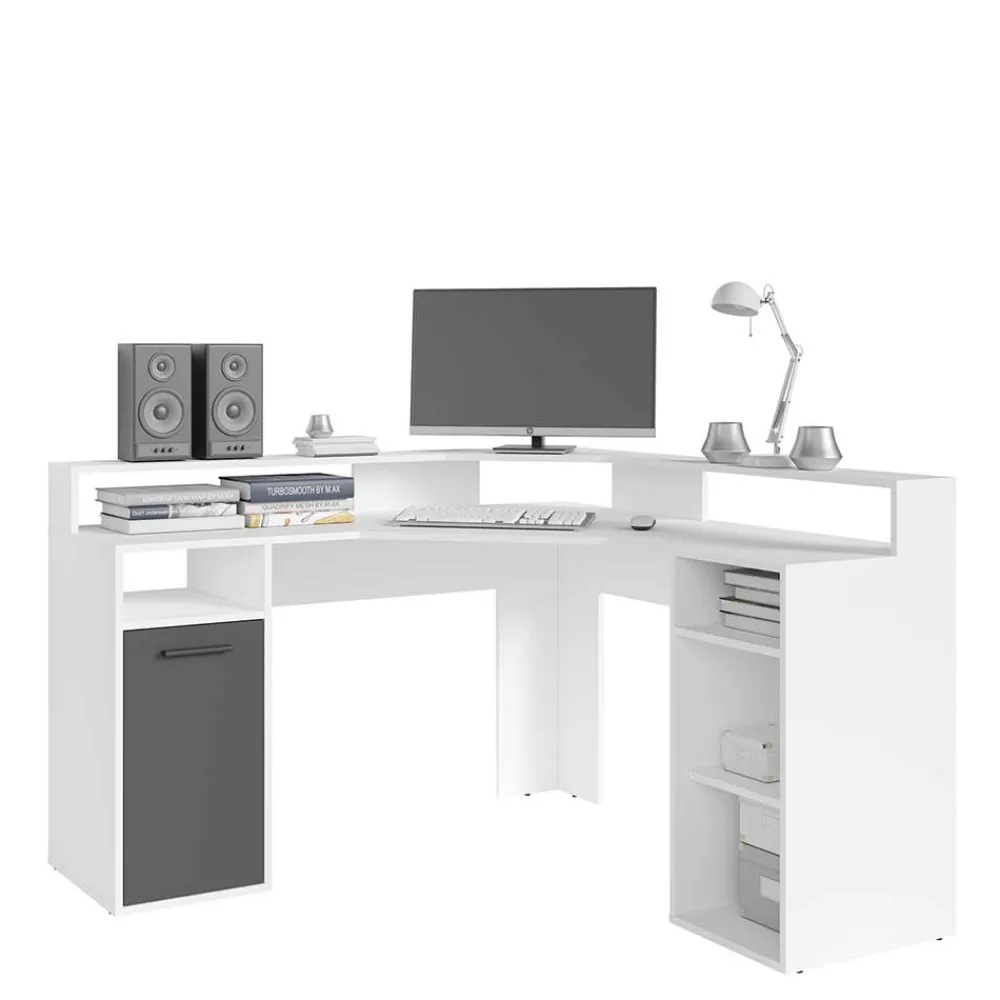 Discount Moderner Eckschreibtisch Delphima Schreibtische