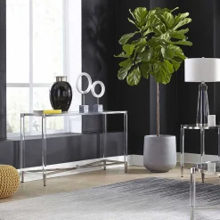 Outlet Moderner Konsolentisch Tomima Glastische|Konsolentische