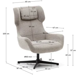 Moderner Ohrensessel Junction*Pharao24 Hot