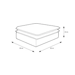 Moderner Polsterhocker Eltusa*Pharao24 Best