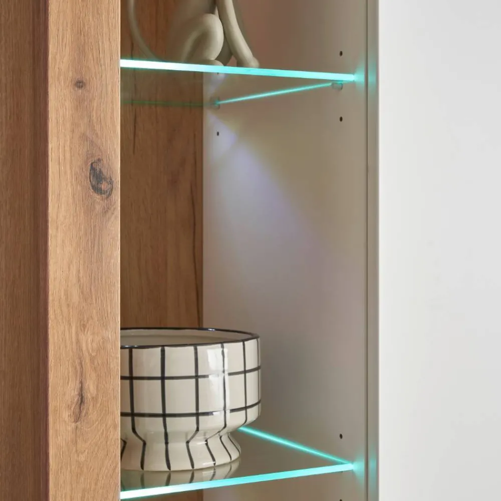 Online Moderner Schrank Asprecca Vitrinenschrank|Wohnzimmervitrinen