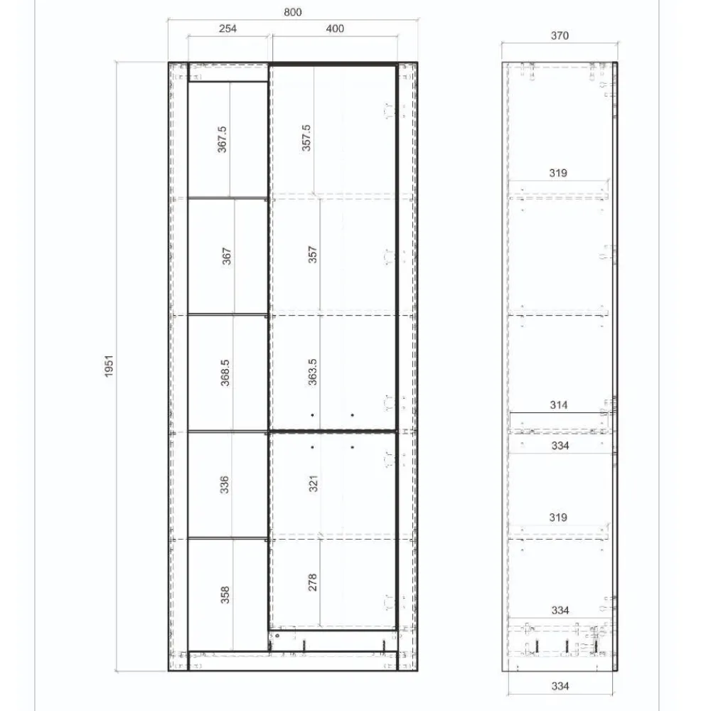 Online Moderner Schrank Asprecca Vitrinenschrank|Wohnzimmervitrinen