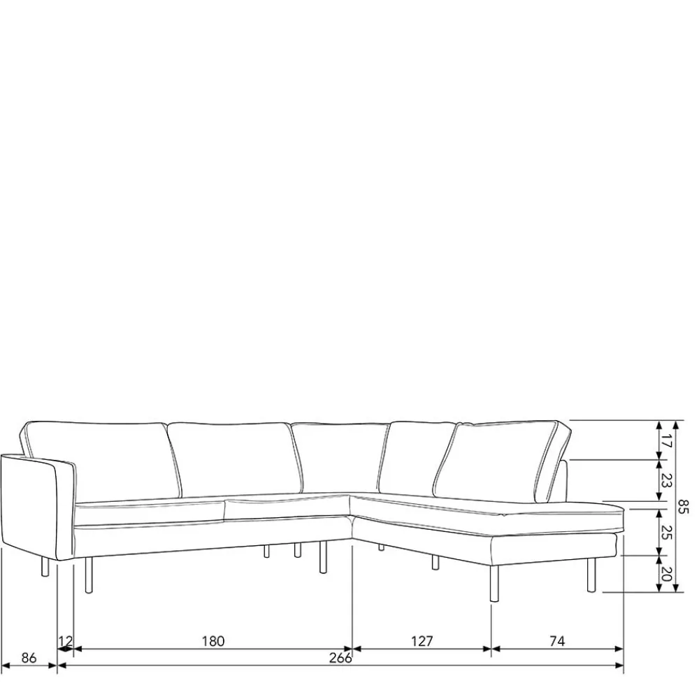 Modernes Ecksofa Catanias*Pharao24 Online