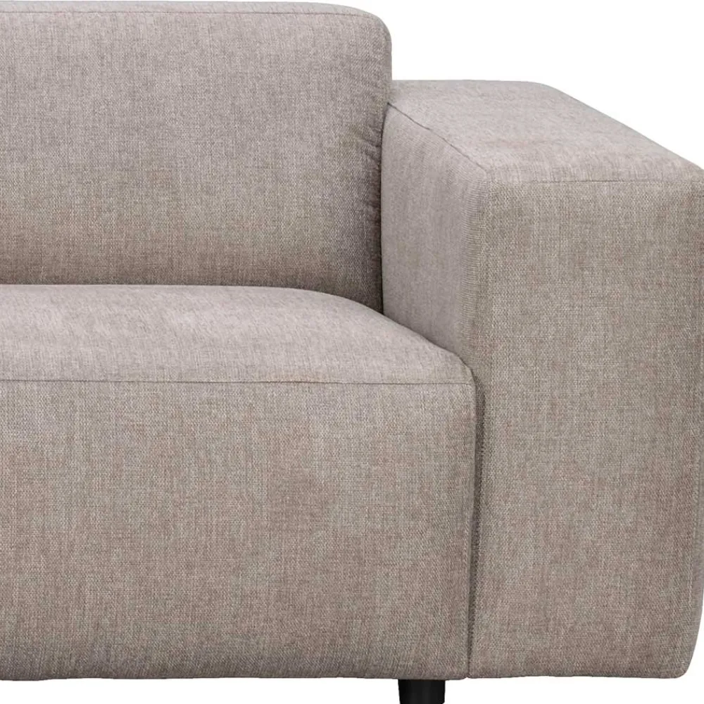 Outlet Modernes Ecksofa in Beige Manaos Wohnzimmercouch|Wohnlandschaften