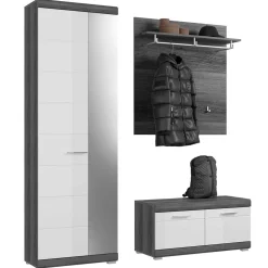 Outlet Modernes Flurmöbel Set Hayoran Garderobensets