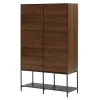 New Modernes Highboard Pleanos Vitrinenschrank|Wohnzimmerschrank