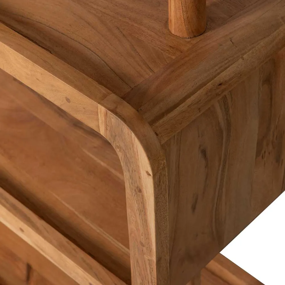 Clearance Modernes Holz Regal Swim Wohnzimmerregale|Massivholzregale