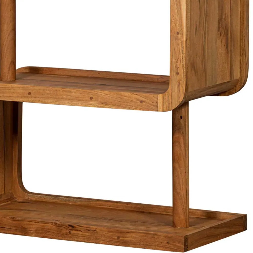 Clearance Modernes Holz Regal Swim Wohnzimmerregale|Massivholzregale