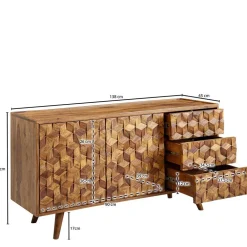 Discount Modernes Sideboard Grosky Küchenkommode|Esszimmerkommoden