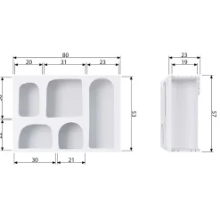 Modernes Wand Regal für Deko Endjos*Pharao24 New