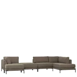 Modul Sofa Chaiselongue Taupe Udjaca*Pharao24