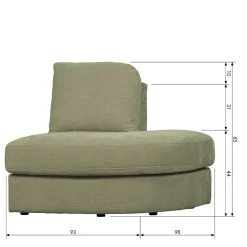 Modulsofa Abschluss Element rechts Karyon*Pharao24 Online