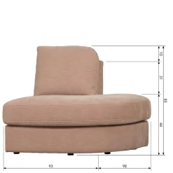 Modulsofa Abschluss Element rechts Oktamian*Pharao24 Discount