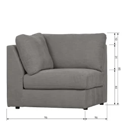 Online Modulsofa Eckelement Fredoco Modulsofas|Einzelsofa