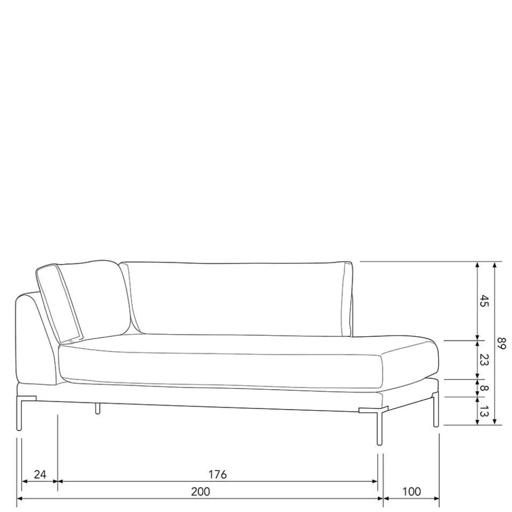 Modulsofa Recamiere Dessina*Pharao24 Sale