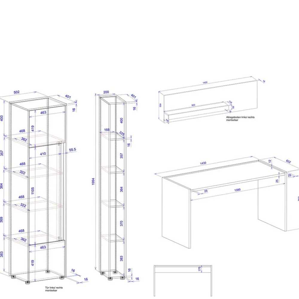 Moebelset Homeoffice Rascian*Pharao24 New