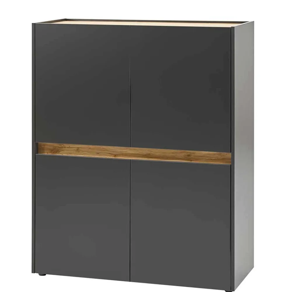 Outlet Moebelset mit Schreibplatz Uzniana Moderne Wohnwände|Wohnwand 350 Cm