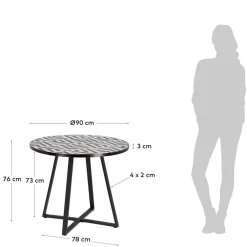 New Mosaik Tisch Medinus Gartenmöbel