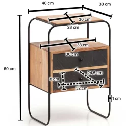 Hot Nachtkommode Ambrosso Nachtkommoden|Nachttisch