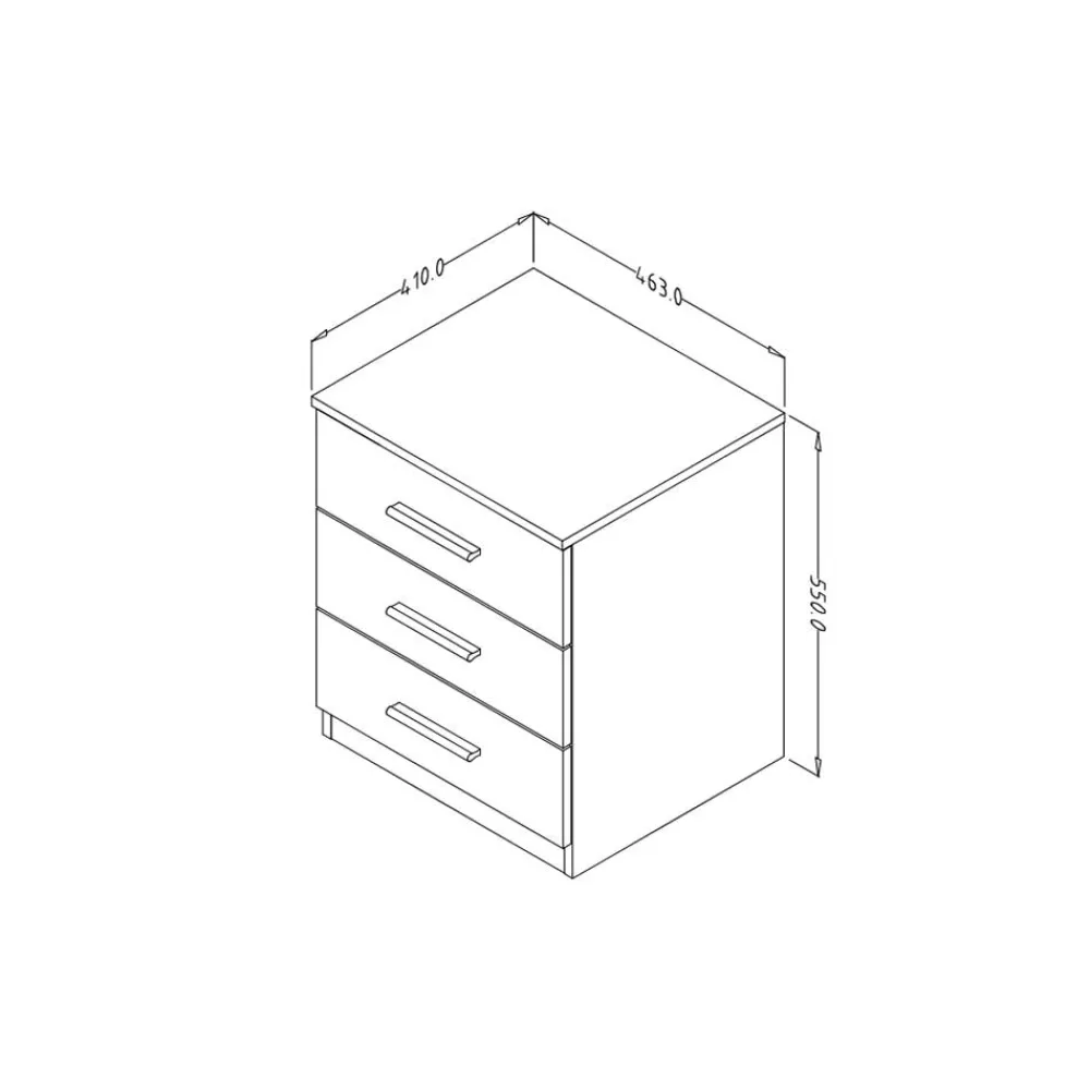 Clearance Nachtkommode Salassos Nachtkommoden|Nachttisch