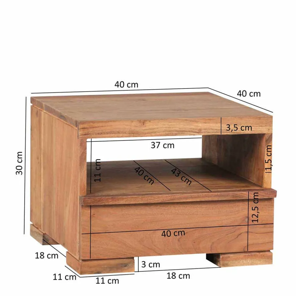 Outlet Nachtkommode Selvas Nachtkommoden|Nachttisch