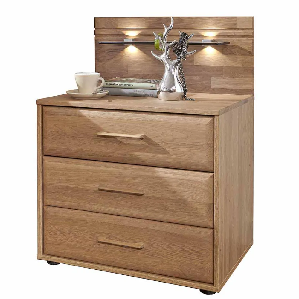 Nachtkommode Yanus Massivholz Kommoden|Flurkommoden