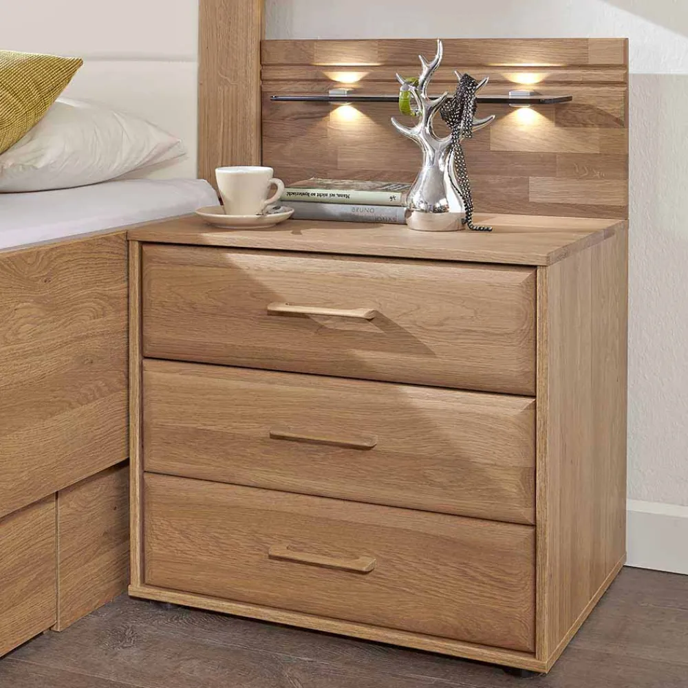 Nachtkommode Yanus Massivholz Kommoden|Flurkommoden