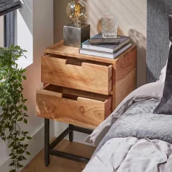 Discount Nachtschrank Alaleva Nachtkommoden|Nachttisch