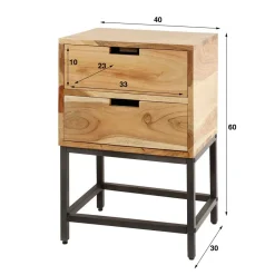 Discount Nachtschrank Alaleva Nachtkommoden|Nachttisch