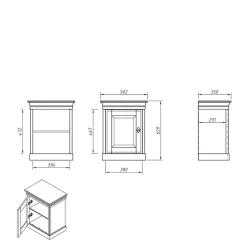 Nachttisch Aluko*Pharao24 Sale