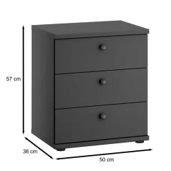 Nachttisch Kommode Hierro*Pharao24 New