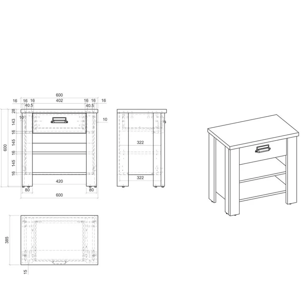 Nachttisch Studiana*Pharao24 Hot