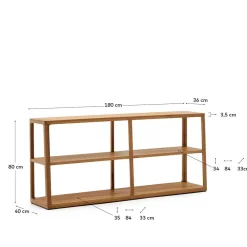 Niedriges Bücher Regal Idian*Pharao24 New