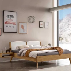 Clearance Niedriges Bettgestell Bahama Doppelbetten|Massivholzbetten