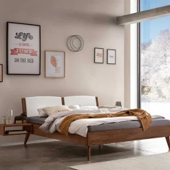 Outlet Nussbaum Doppelbett Stephanie Massivholzbetten