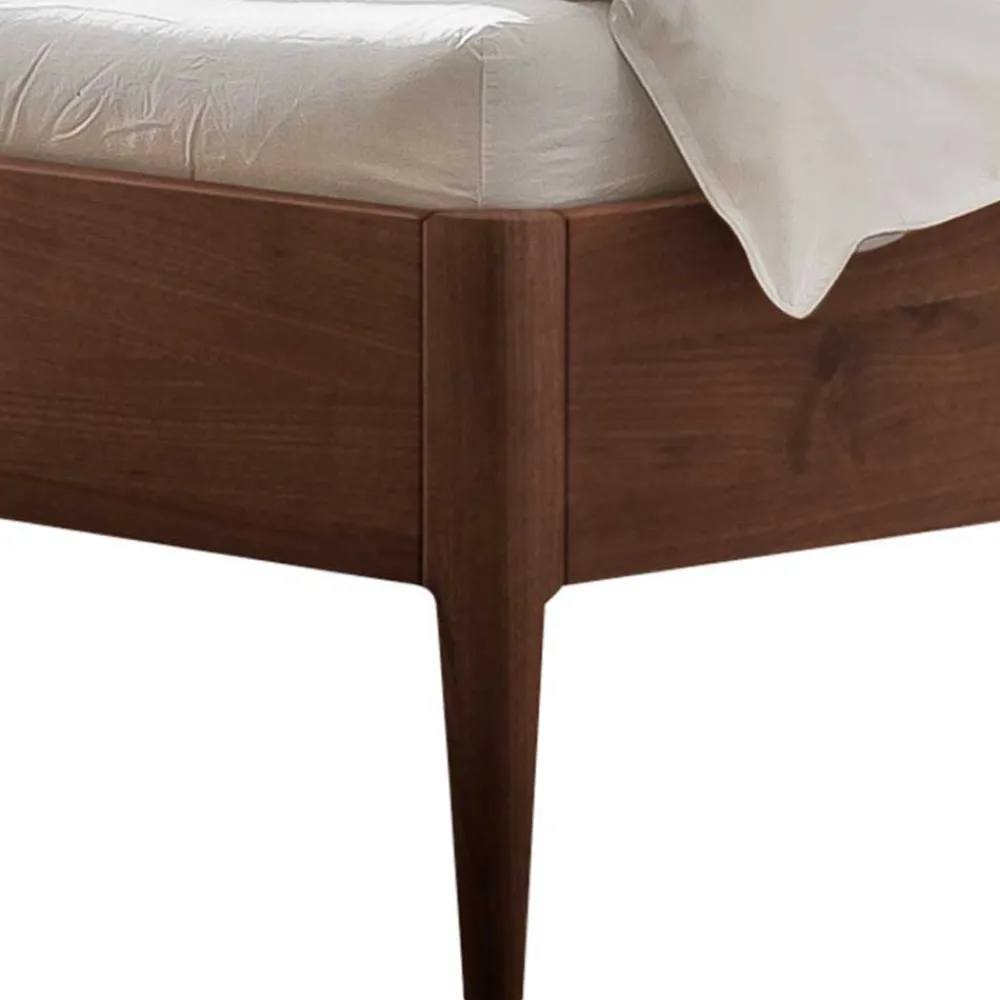 Nussbaum massiv Bett Flawia*Pharao24 Sale