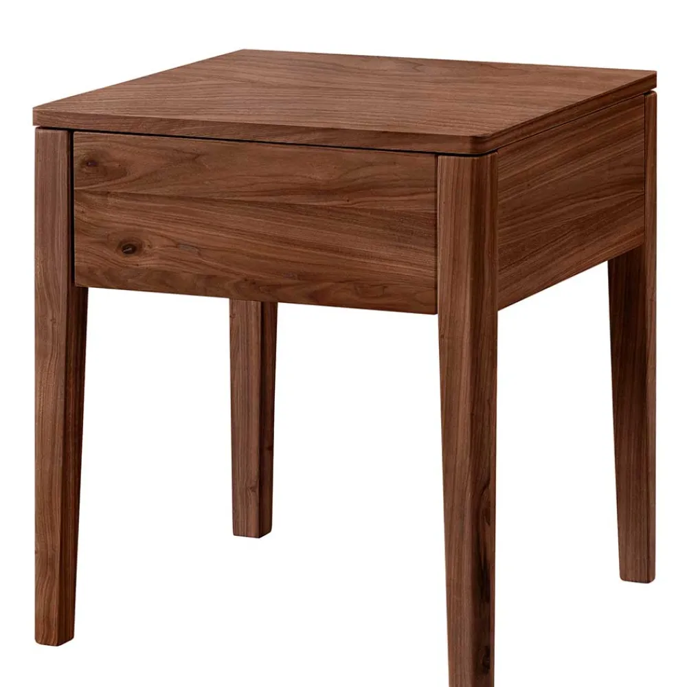 Nussbaum Massivholz Bett Stufanias*Pharao24 Discount