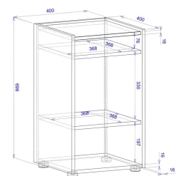 Ordnerregal Uzniana*Pharao24 Outlet
