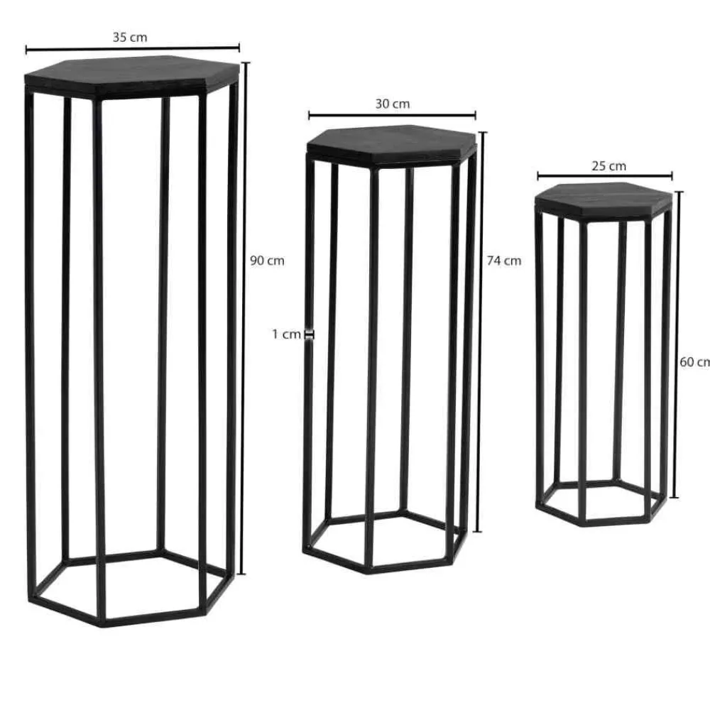 Pflanzenhocker Set Quinta*Pharao24 New