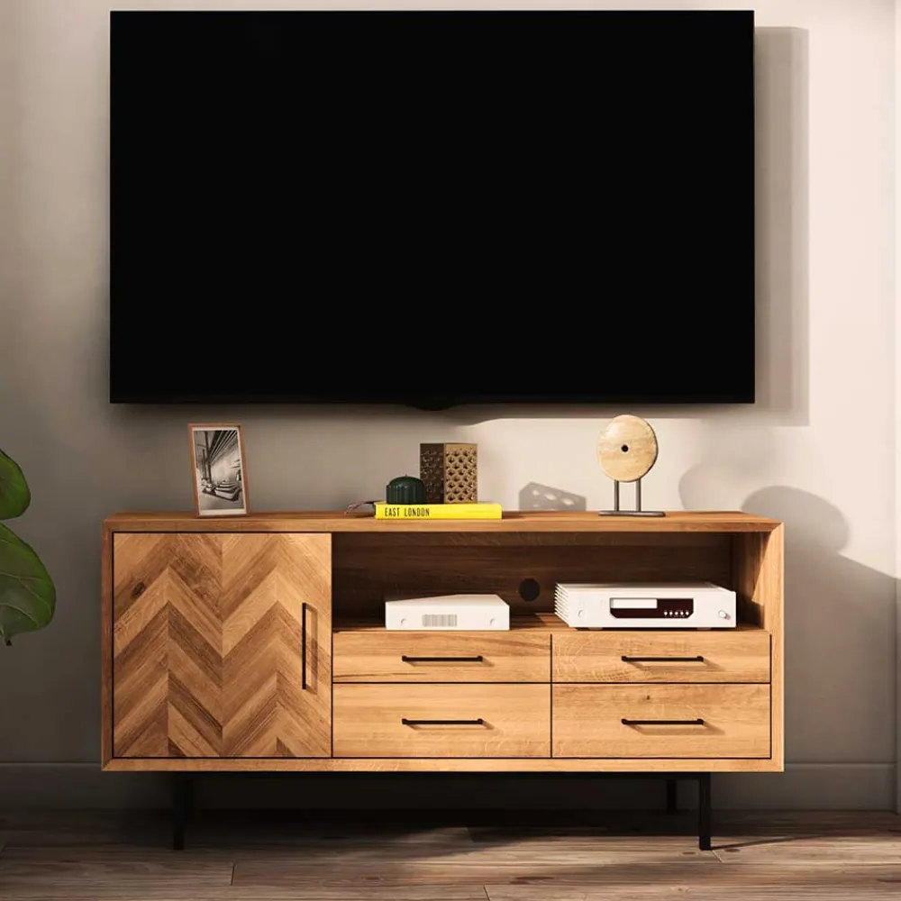 New Phonomöbel Yalley Fernsehtische|Massivholz Tv Möbel