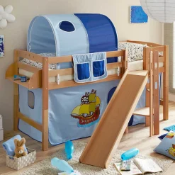 Piraten Halbhochbett Arsenily Kinder Kinderbetten|Piratenbett