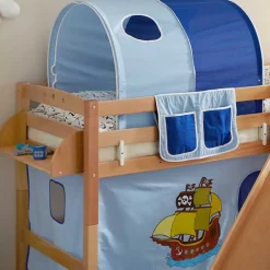 Piraten Halbhochbett Arsenily Kinder Kinderbetten|Piratenbett