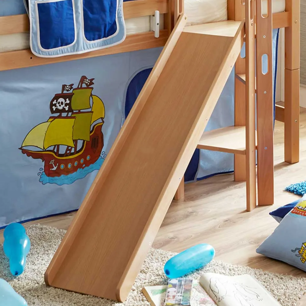 Piraten Halbhochbett Arsenily Kinder Kinderbetten|Piratenbett